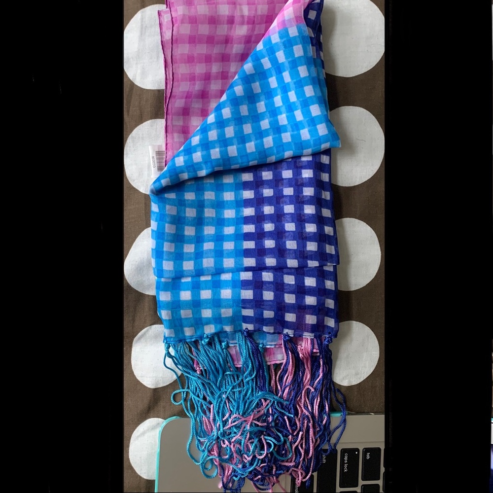 Multicolored scarf/ hijab (checkered)